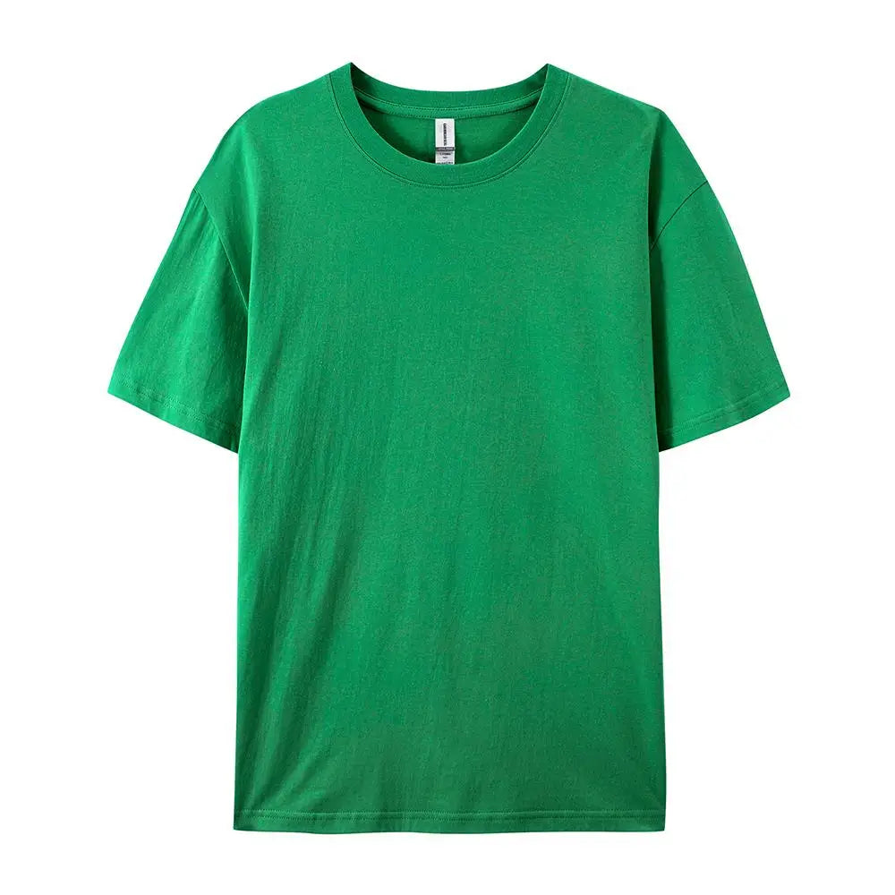 Camiseta Básica Algodón Mujer — Lisa y Holgada