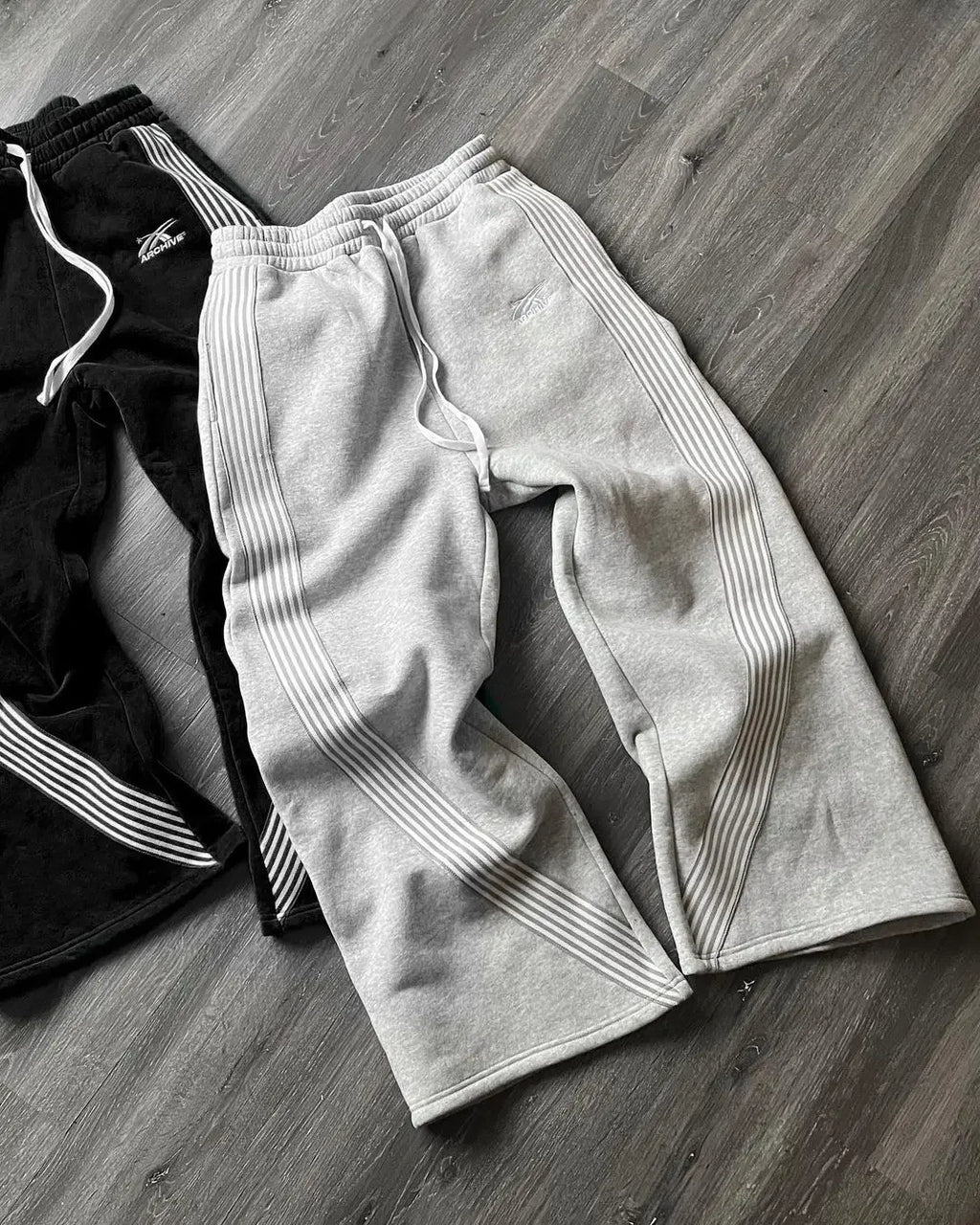 Cargo Y2K Baggy Hombre — Franjas Laterales