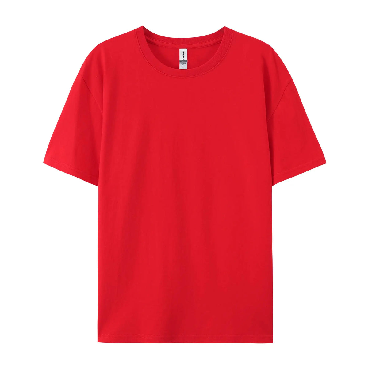 Camiseta Básica Algodón Mujer — Lisa y Holgada