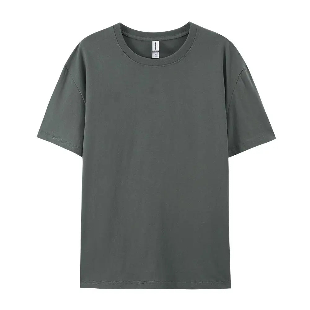 Camiseta Básica Algodón Mujer — Lisa y Holgada