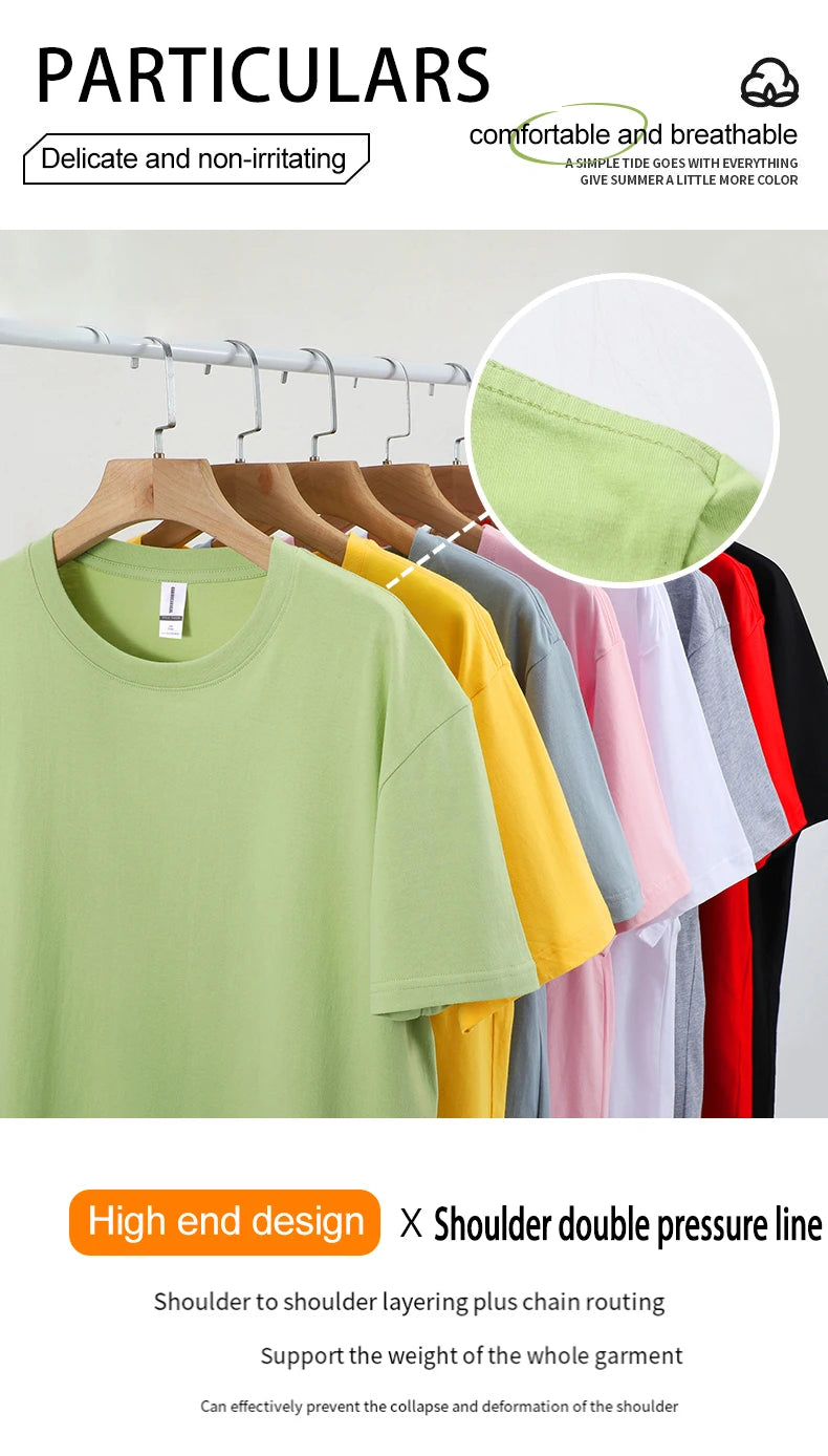 Camiseta Básica Algodón Mujer — Lisa y Holgada