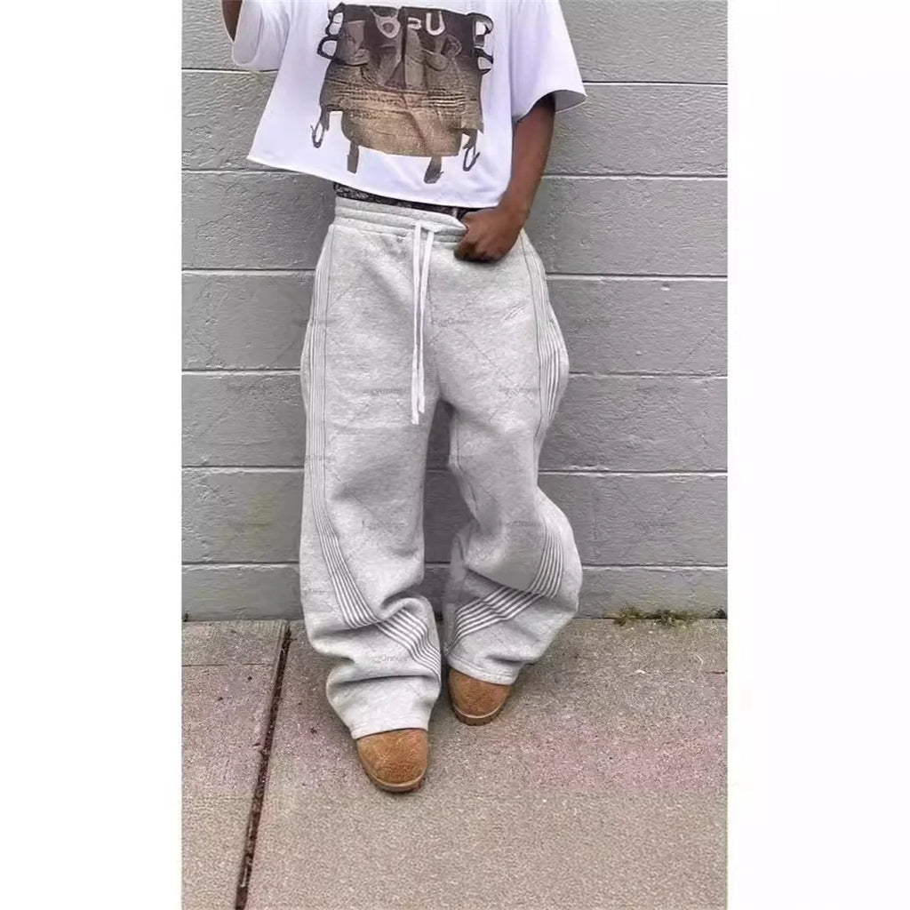 Cargo Y2K Baggy Hombre — Franjas Laterales