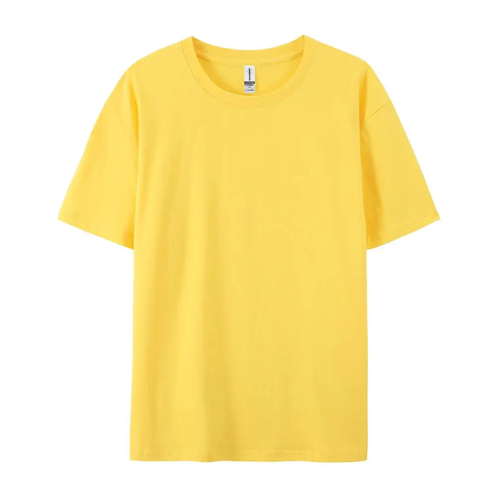 Camiseta Básica Algodón Mujer — Lisa y Holgada