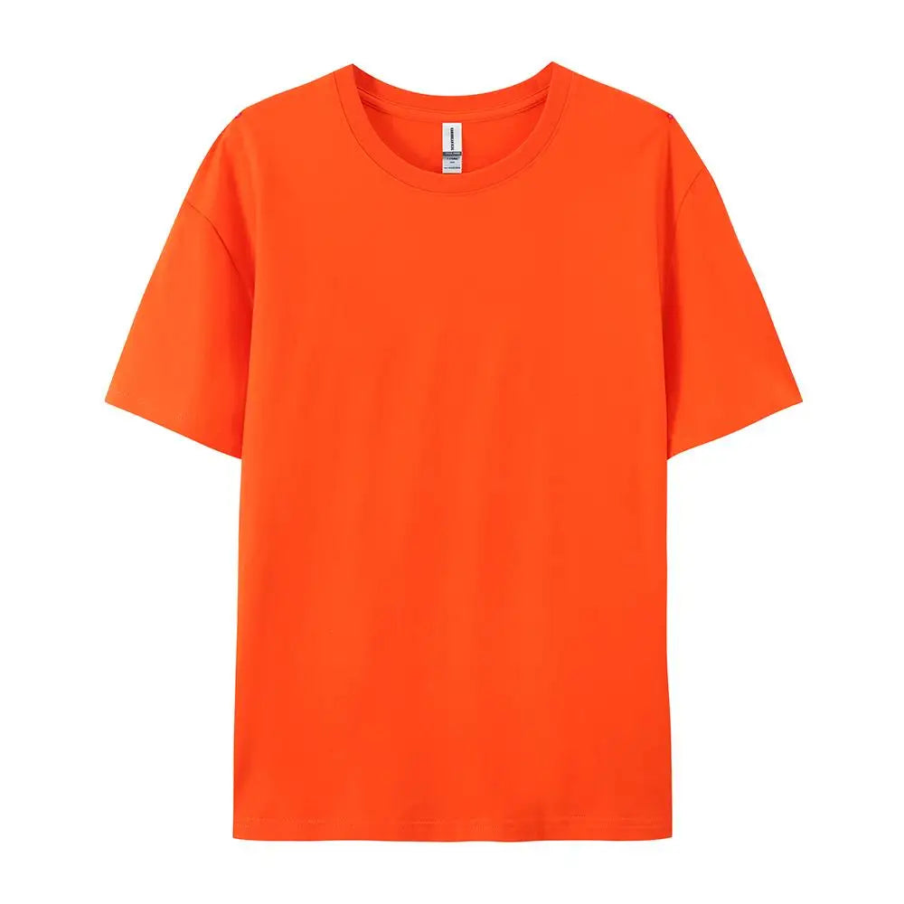 Camiseta Básica Algodón Mujer — Lisa y Holgada