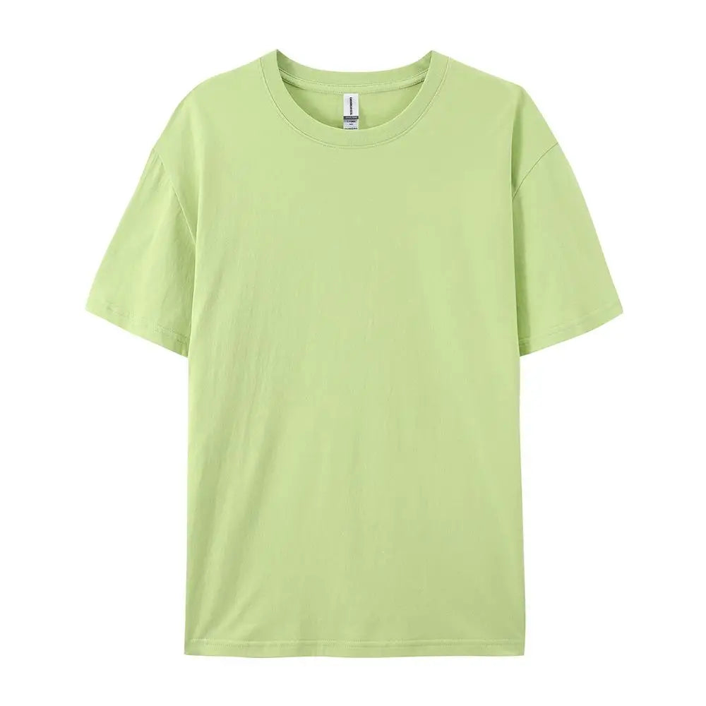 Camiseta Básica Algodón Mujer — Lisa y Holgada