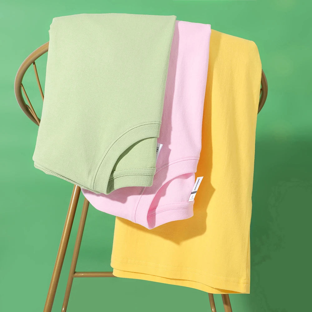 Camiseta Básica Algodón Mujer — Lisa y Holgada