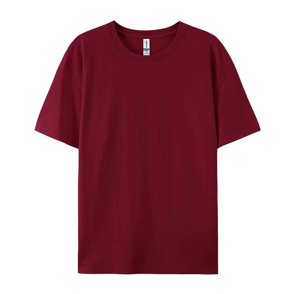 Camiseta Básica Algodón Mujer — Lisa y Holgada