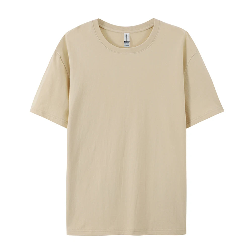 Camiseta Básica Algodón Mujer — Lisa y Holgada