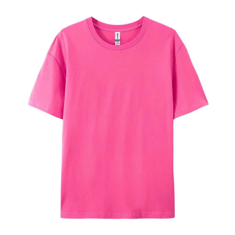 Camiseta Básica Algodón Mujer — Lisa y Holgada