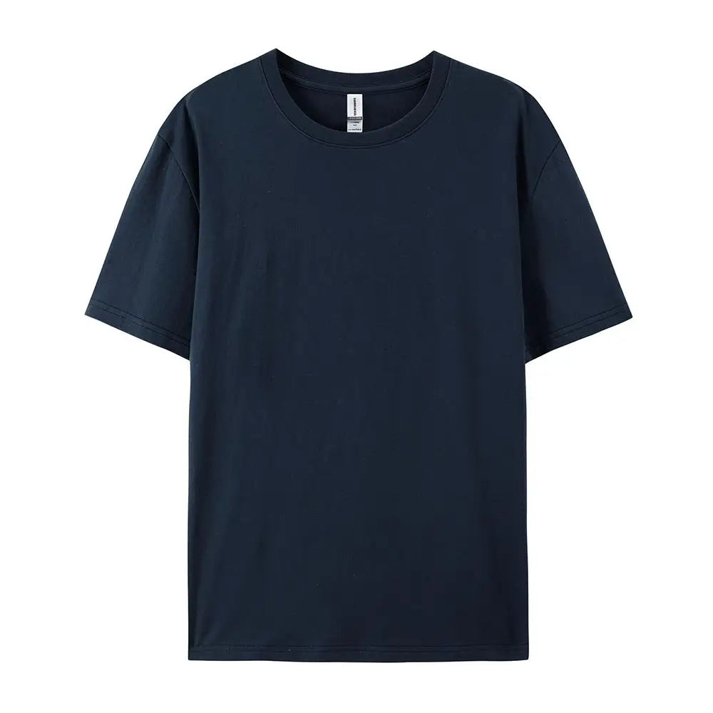 Camiseta Básica Algodón Mujer — Lisa y Holgada
