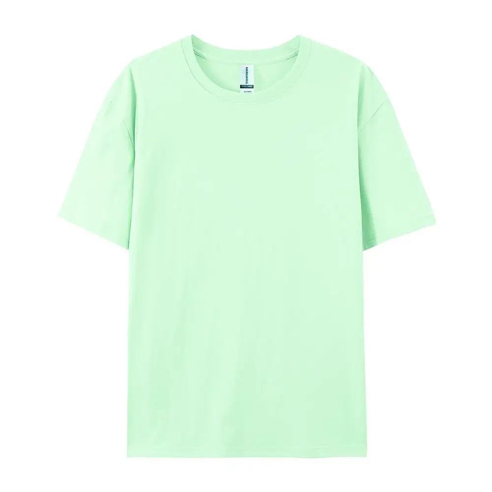 Camiseta Básica Algodón Mujer — Lisa y Holgada
