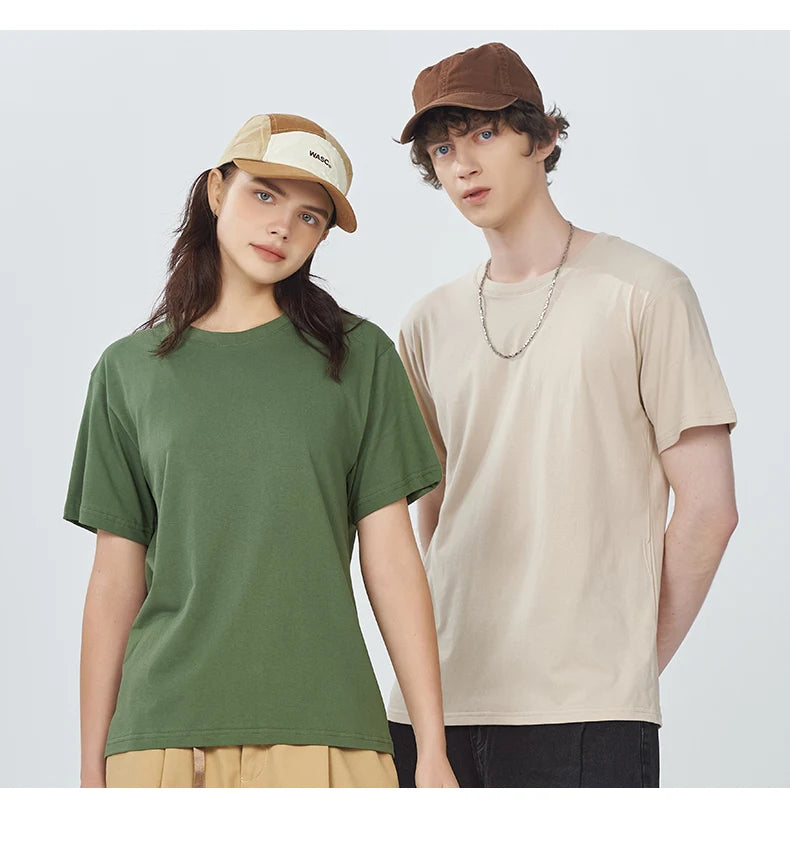 Camiseta Básica Algodón Mujer — Lisa y Holgada
