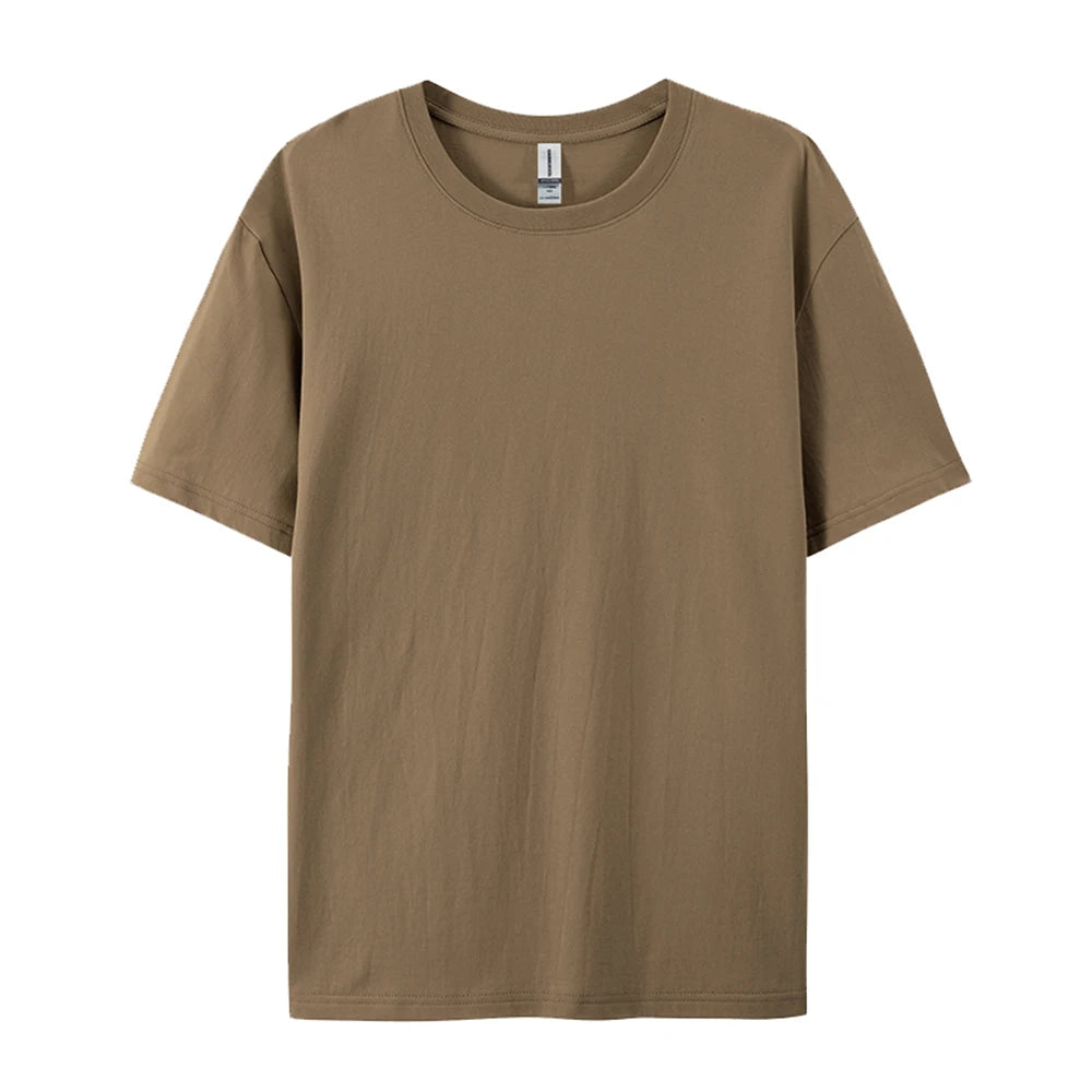 Camiseta Básica Algodón Mujer — Lisa y Holgada