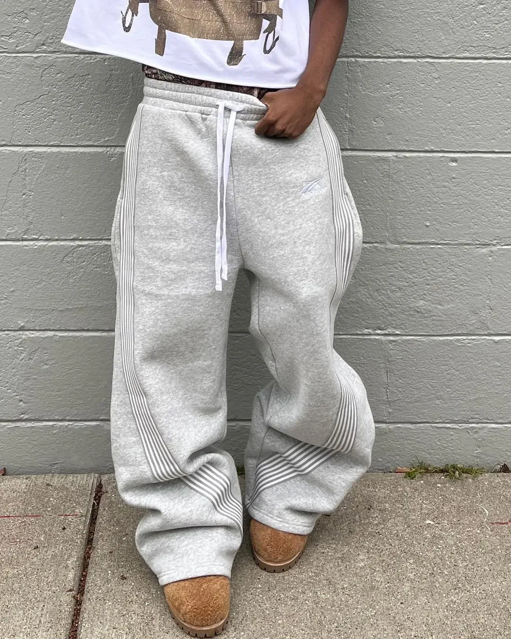 Cargo Y2K Baggy Hombre — Franjas Laterales