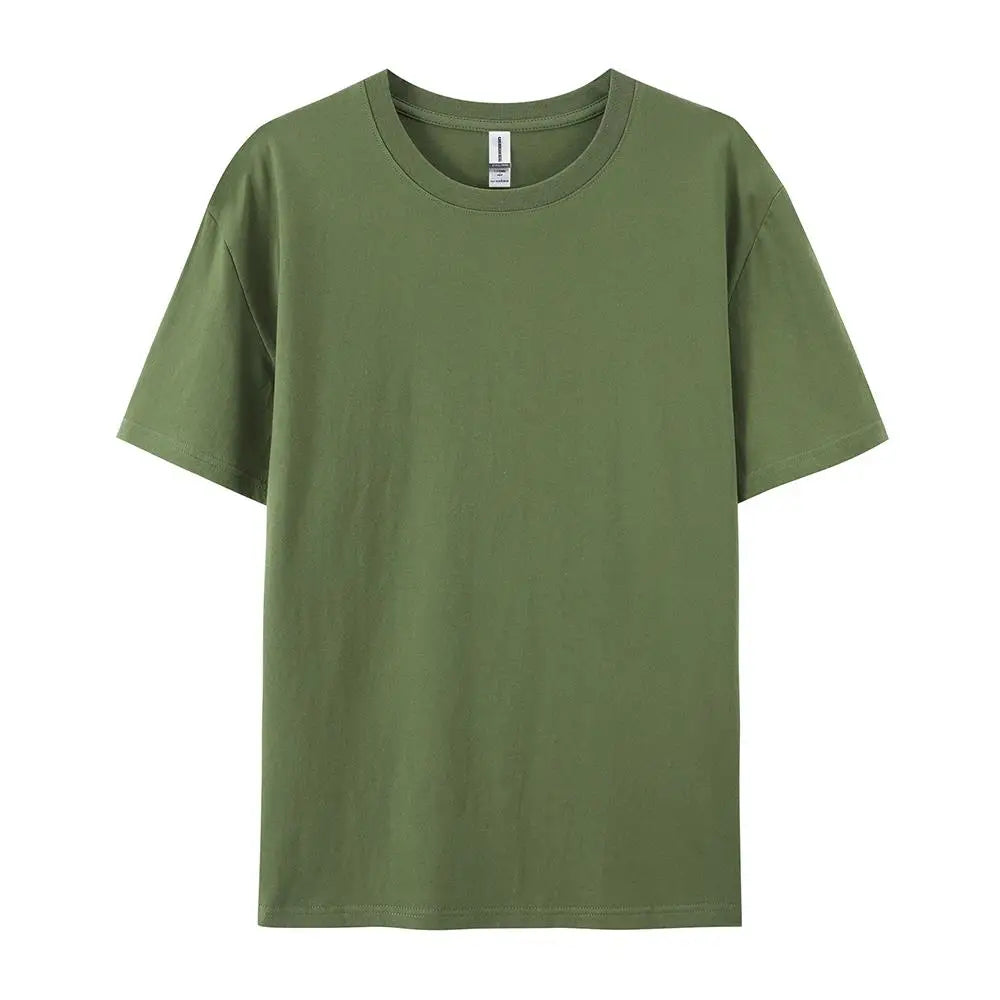 Camiseta Básica Algodón Mujer — Lisa y Holgada